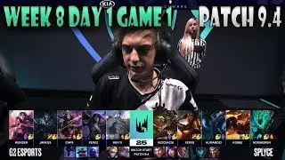 G2 eSports vs Splyce | Game 1 W8D1 LES/EULCS 2019 Spring | G2 vs SPY - Patch 9.4