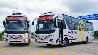 Kerala’s First | Damodar Motors Built |Ashok Leyland BS-6 13.5M| AC Seater+ Sleeper|Saniya  Travels