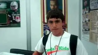 Ben from Cards2Kids Charity visits with Upper Deck