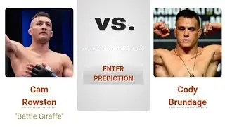 Cam Rowston VS Cody Brundage | UFC 325 Preview & Picks | Pinoy Silent Picks