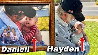 21 YEARS! Recreating Baby Pictures Of Daniell and Hayden With Dale!