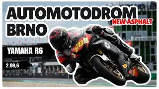 Yamaha R6 Brno 2:09,6