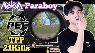 NV Paraboy - I'm Ready for PEC 2020 &bull; 21Kills TPP Solo Squad M4 & Dp28 Combo 🔥🔥