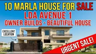 10 Marla Owner Built House For Sale in LDA Avenue 1 Lahore | C Block | 3.30 Crore