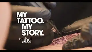 Моя татуировка Моя история | чернила ghd на розовом