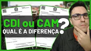 CDI ou CAM | QUAL É A DIFERENÇA? COMO OBTER? CERTIFICADO DE ALISTAMENTO MILITAR e DISPENSA MILITAR