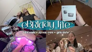 days in my life 🌼 new dji mic mini, holiday nails, eating in din tai fung 🍽️