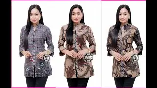 atasan batik wanita // blous batik