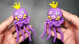 Clay Art a Jellyfish Queen &ndash; DIY Polymer Clay Modelling & Character Design