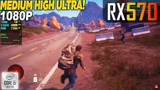 State of Decay 2 RX 570 - 1080p Medium, High, Ultra,