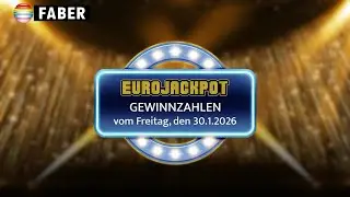 FABER Lotto &middot; Eurojackpot-Gewinnzahlen vom Freitag, den 30.01.2026