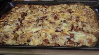 Home Made Crazy Crust Pizza