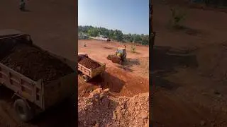 JCB Backhoe Front Bucket Soil Loading Work Part 6 #shorts #jcbvideo #jcb