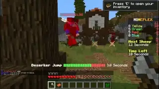 Playing Sheep Quest on Mineplex