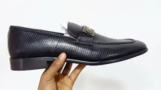 Tom Octavius Black Italian Leather Loafers