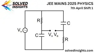 Физика для JEE Mains 2025 | Цепи переменного тока: RC-делитель напряжения | Подготовка к JEE 2026...