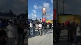 fuerte tensi&oacute;n se vivi&oacute; este domingo durante la marcha en contra de los haitianos ilegales #rd