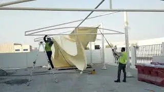 DUBAI Car Parking Shades, Parking Shades in Dubai, Car Park Sheds