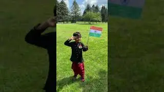 Republic Day 2022 Wishes from American born Desi Kid - Message ( Status Video ) #Shorts