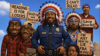 Officer Ben Dover and the CIA Free Agent Abos get EXPOSED Working for White Supremacy