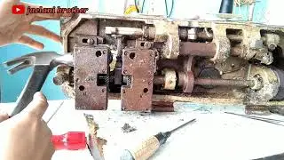 Setting mesin LH jarum 2 || ukuran 1/4 jadi 1/8