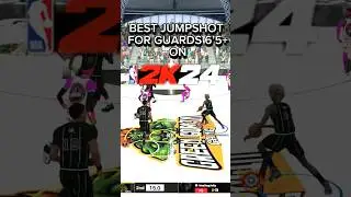 BEST JUMPSHOT FOR GUARDS 6&rsquo;5+ (SEASON 6)✅ #2k24 #nba2k24 #2k24gameplay #2k24content