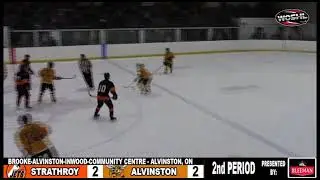 WOSHL HIGHLIGHTS 2022-23 - Strathroy Jets at Alvinston Killer Bees - Sat, Jan 28th 2023