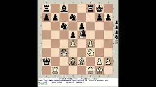 Stockfish 250702 vs Svart 3.1 | King's Pawn: Sicilian Bowdler Attack #chess