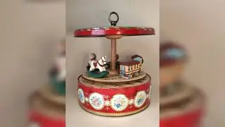 carillon giostra da collezione, carillon neonato, carillon battesimo nascita carilon personalizzato