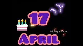 17 April Special New Birthday Status Video, happy birthday wishes,birthday msg quotes जन्मदिन