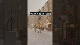 ❄️ Winter in Russia ❄️ #russia #moscow #travel #russian #winter #shorts @Luv2SeeMore