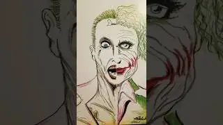 Joker Joker by Brett Mitchell artist #joker #jaredleto #heathledger #bmitch999 music by #ladygaga