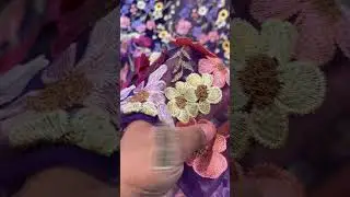 Dream Applique Net Embroidery fabric ❤️🌸✨