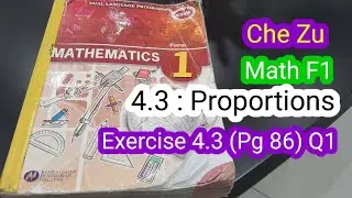 Che Zu MathF1 4.3 Pg86 Q1