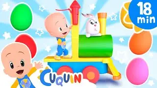 El tren sorpresa de Cuquín | Cánticos | Cleo & Cuquín