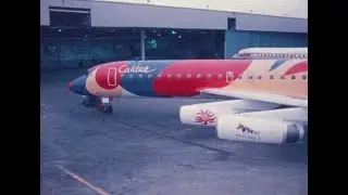 Braniff McDonnell Douglas DC-8-62 N1805 Calder South America Rollout and Air to Air Nov 1973