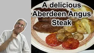A delicious Aberdeen Angus Pepper Steak | The Crazy Chef