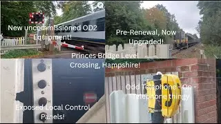 *New OD2 Cameras, Open Local Control, Now Upgraded* Princes Bridge Level Crossing, Hants (20/09/25)