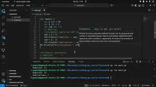 Lesson 4.1: operators (Arithmatic) in go programming language (Fullstack series) in Tamil