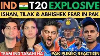 Ind The Most Explosive In T20WC ! Ishan , Tilak & Abhishek ! Terror in PAK before 15th Feb Pak Shock