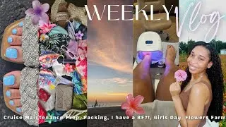 CRUISE PREP VLOG | Packing, Brother's Graduation, Girls Day, Flower Farm & Soft Launching My BF?!