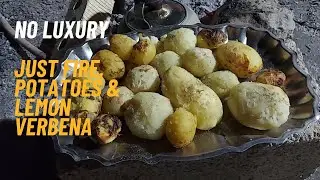 No Luxury. Just Fire, Potatoes & Lemon Verbena 🌿🔥 | Simple Cooking