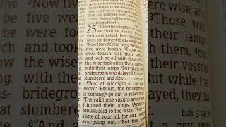Mathew 25:1-10 The parable of the ten virgins