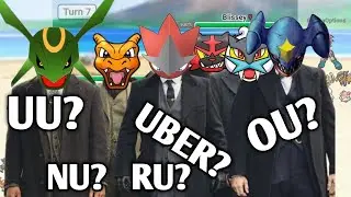 I PLAYED ALL TIERS IN THE SAME METAGAME | POKEMON SHOWDOWN