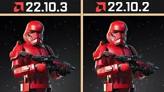 AMD RADEON DRIVER | 22.10.3 vs 22.10.2
