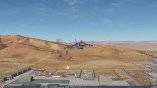 DCS AV-8B Harrier Drops Mk-20 Rockeyes on Armor Groom AFB