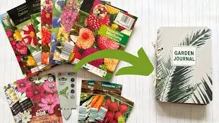 DIY Garden Journal: Reuse Seed Packaging & Plant Labels and keep track of your plants!