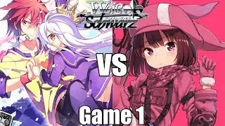 Weiss Schwarz | No Game No Life vs Gun Gale Online | Game 1