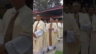 Arak2an misa pembukaan HPS di Ganjuran - KWI #gerejakatolik #misa #gamelan #hps #kwi