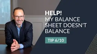 The Working Capital: Why Your Balance Sheet Doesn't Balance